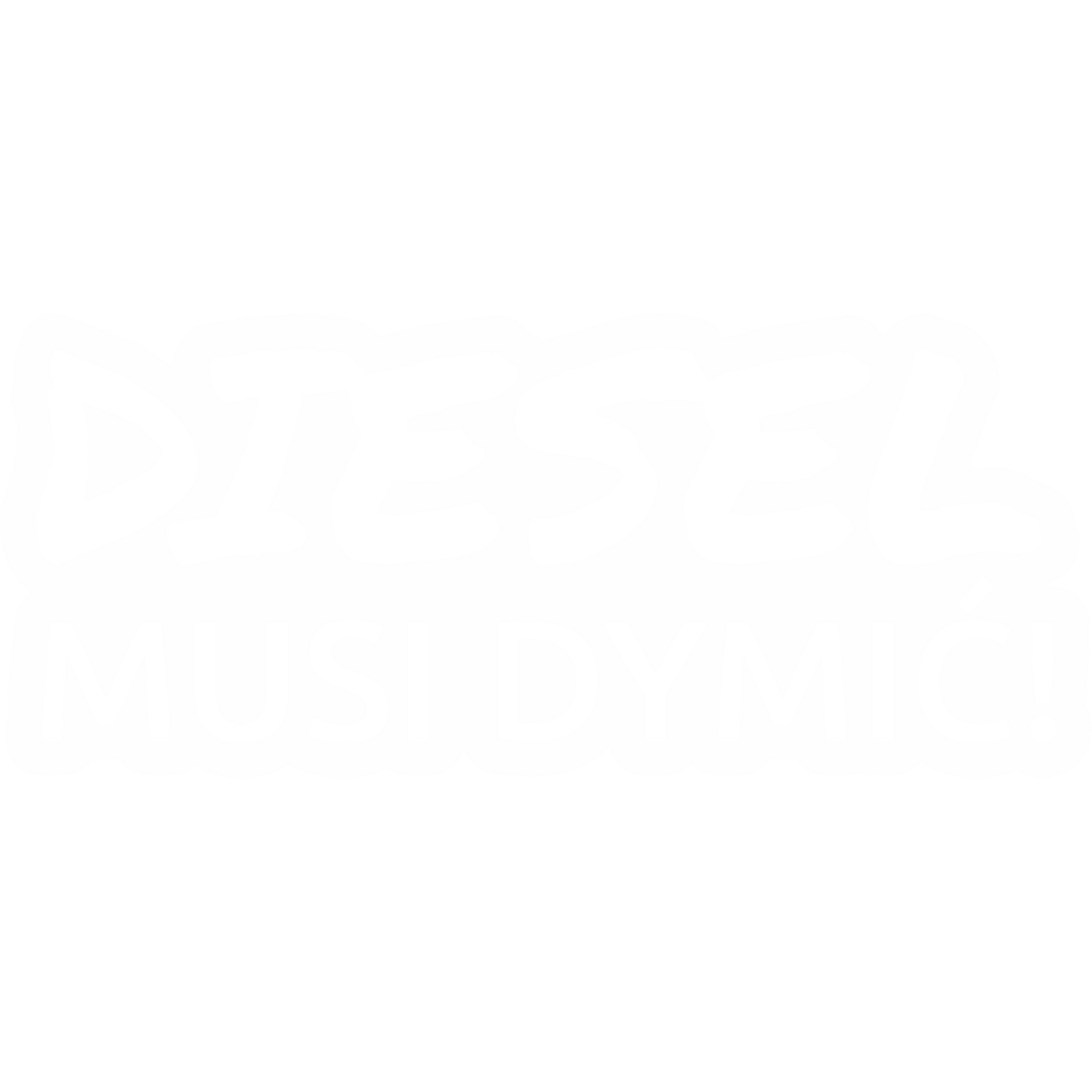 Naklejka DIESEL MUSI DYMIĆ