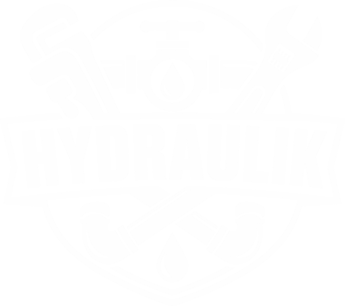 Naklejka Hydraulik – na auto, warsztat i skrzynkę narzędziową