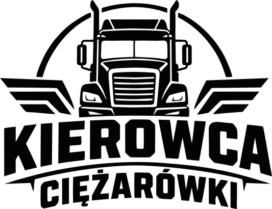 Naklejka Kierowca Ciężarówki – na auto i ciężarówkę
