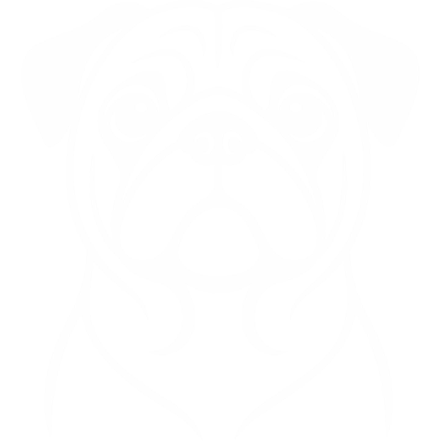 Naklejka Mops