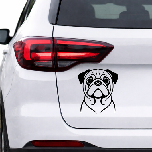 Naklejka Mops