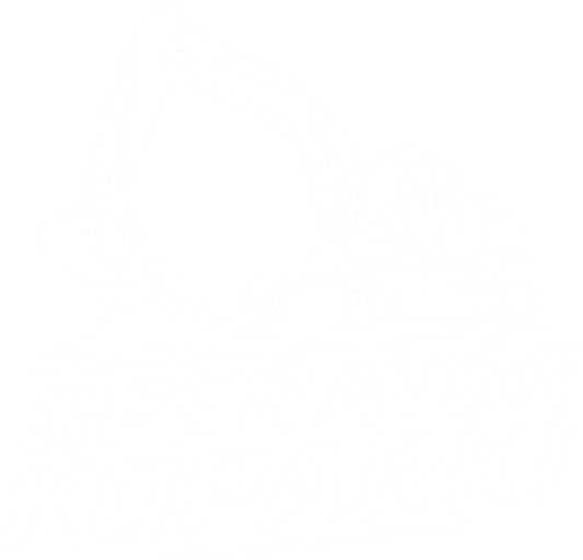 Naklejka Operator Koparki – motyw koparki na auto i maszynę