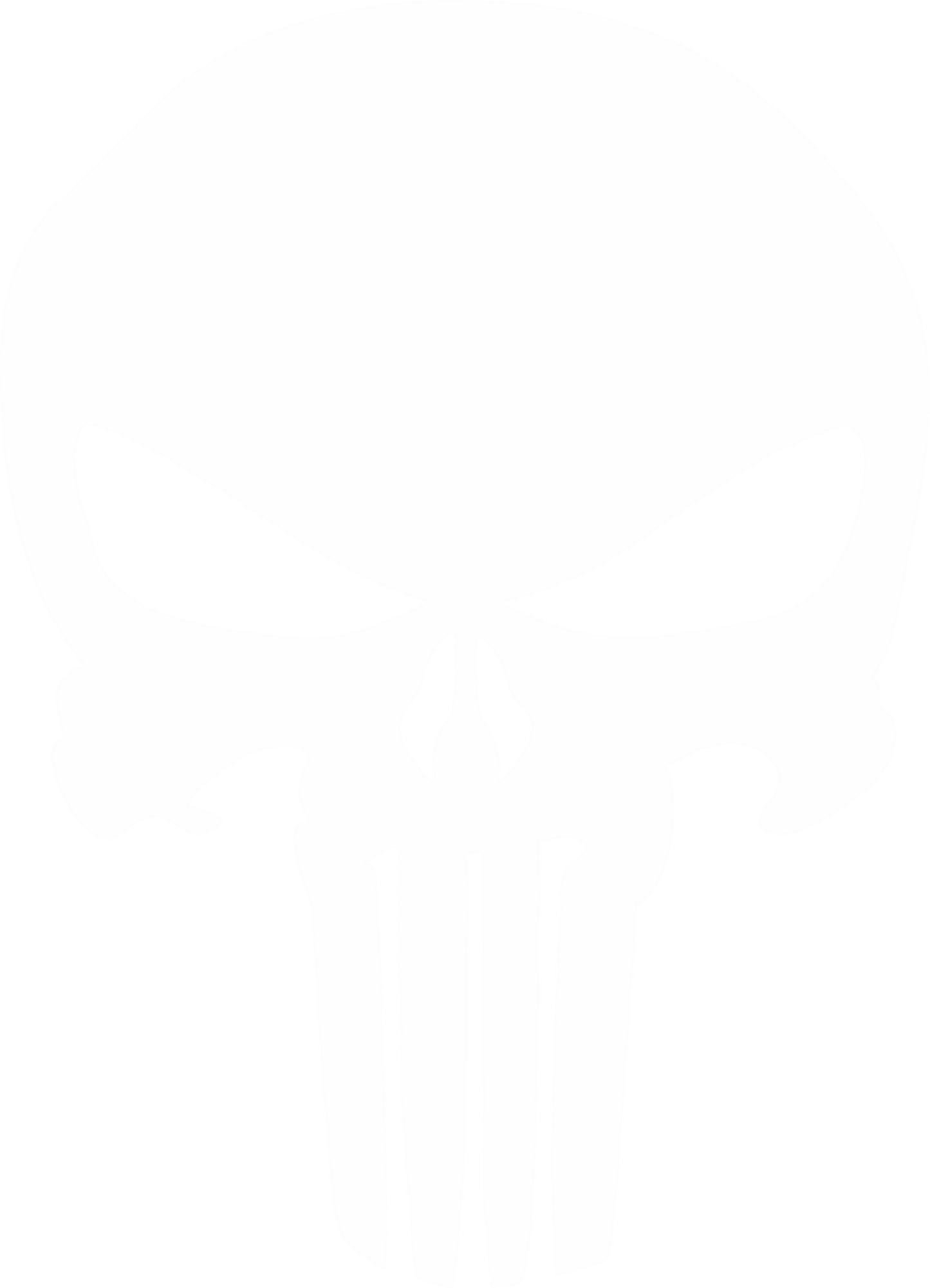 Naklejka CZASZKA PUNISHER