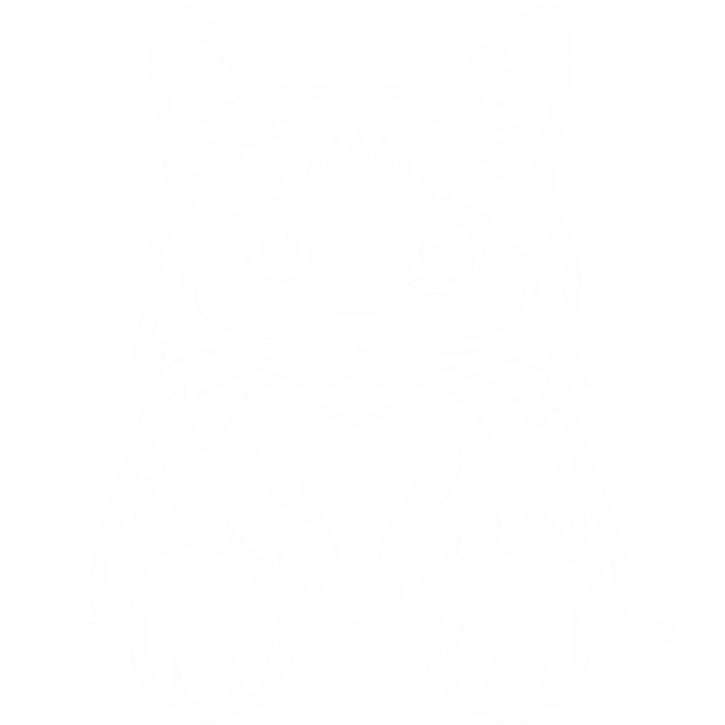 Naklejka Kot Ragdoll