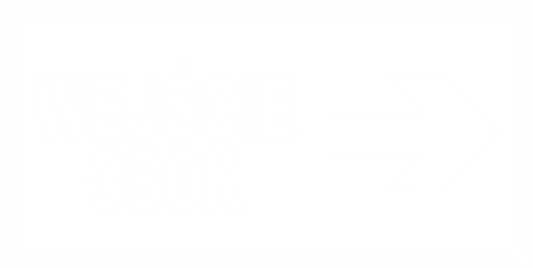 Naklejka Wejście Obok – strzałka w prawo