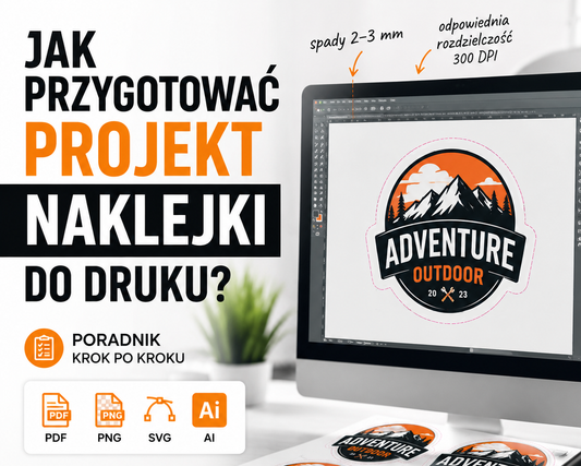Jak przygotować projekt naklejki do druku? Kompletny poradnik