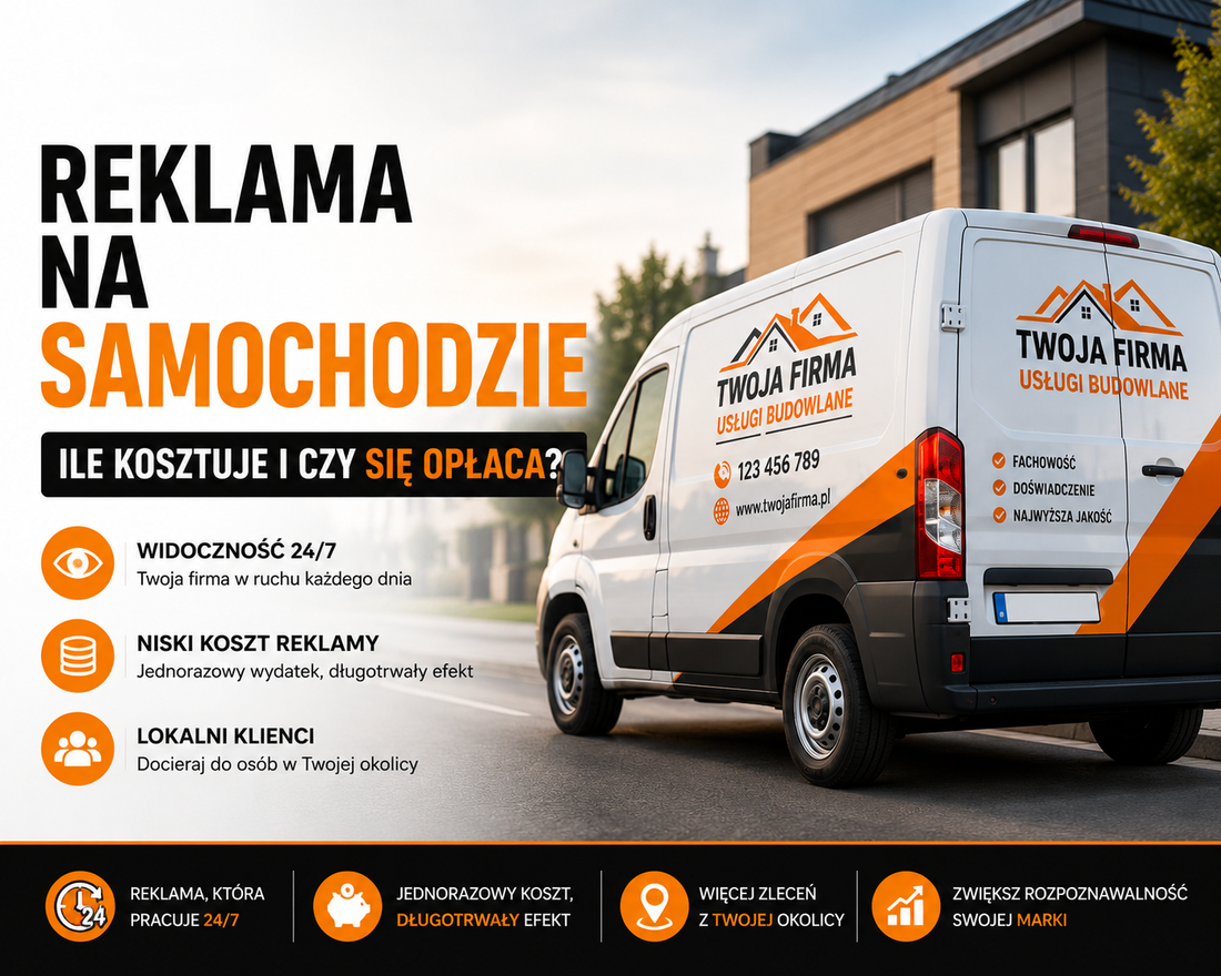 Reklama na samochodzie – ile kosztuje i czy się opłaca?