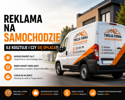 Reklama na samochodzie – ile kosztuje i czy się opłaca?