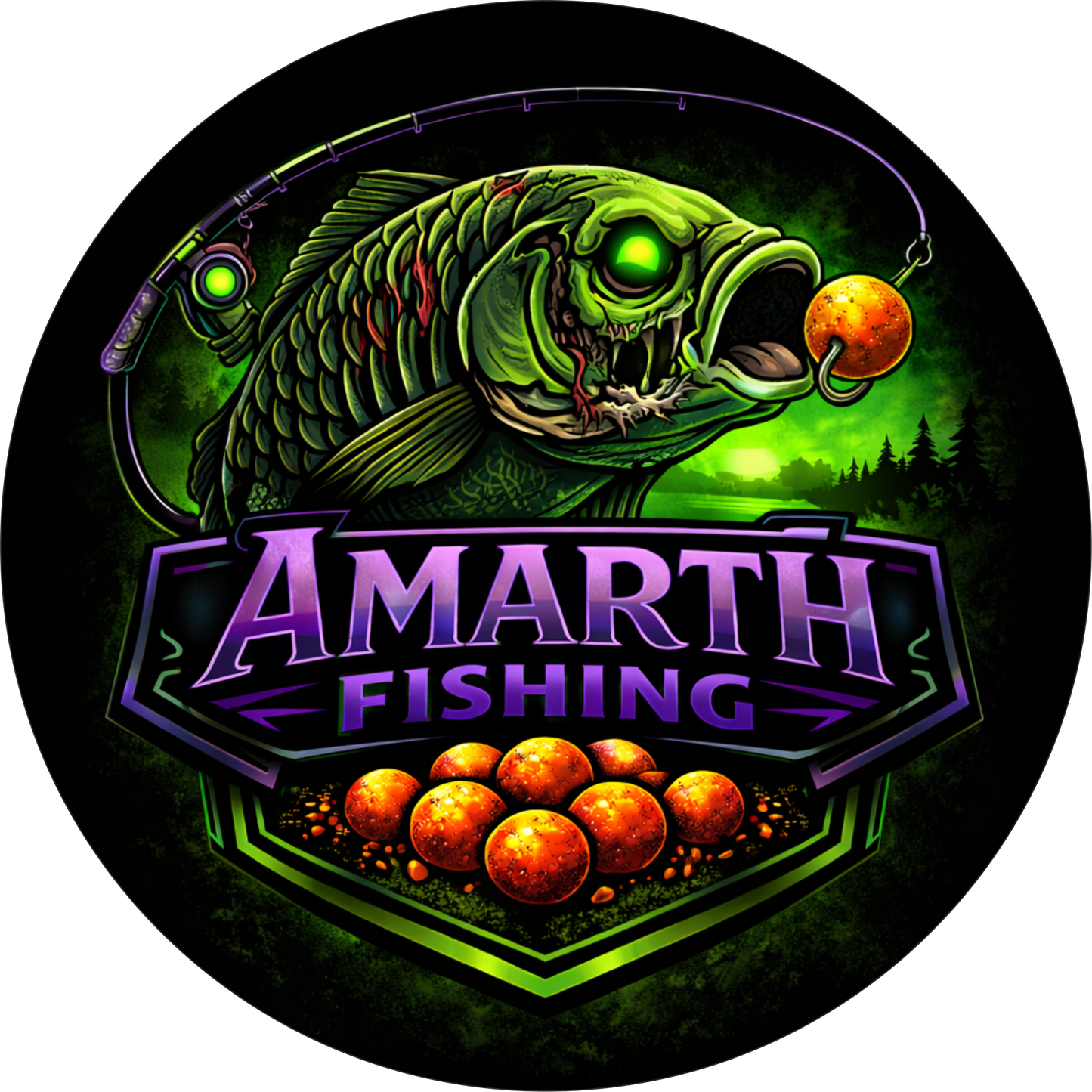 Naklejki Personalizowane - Amarth Fishing
