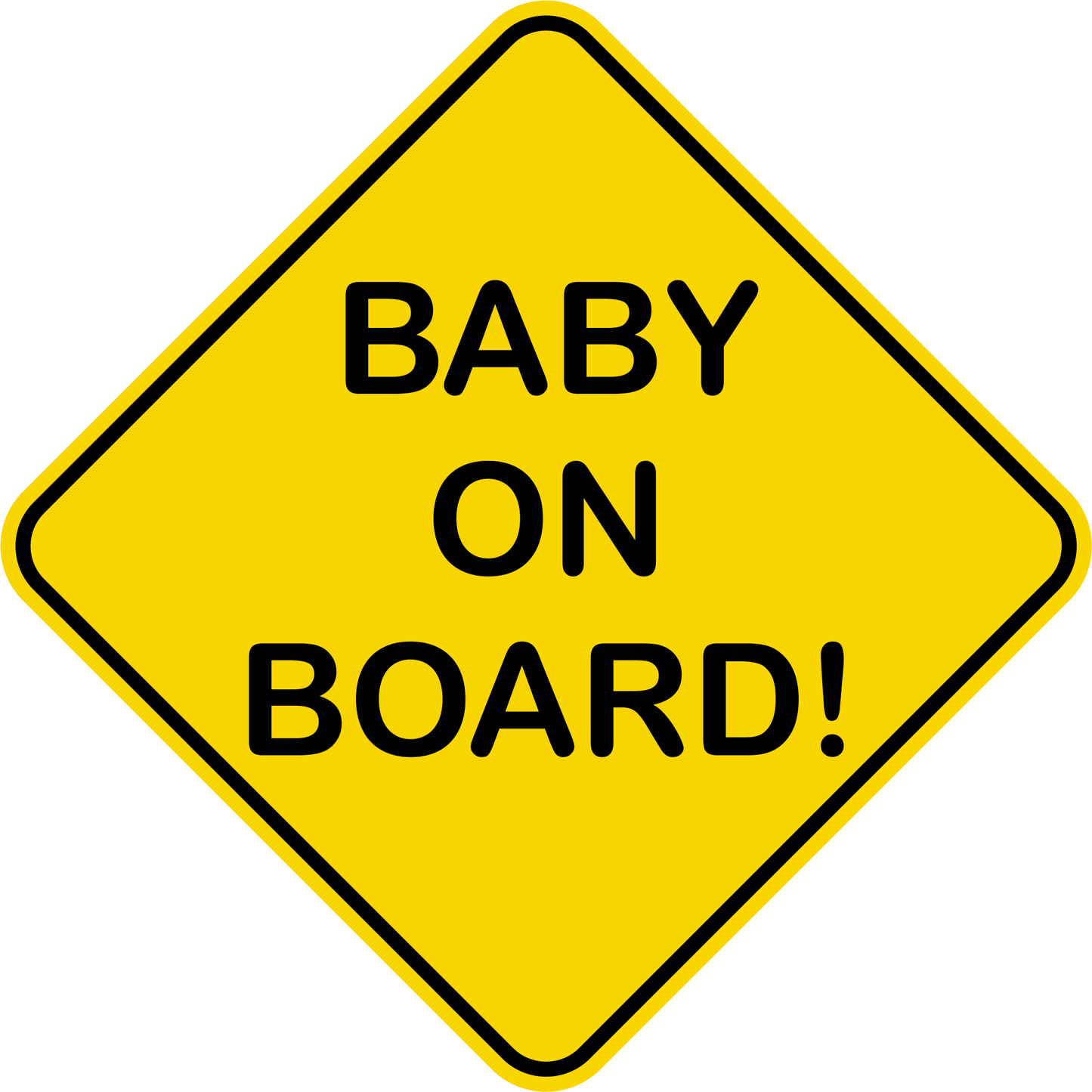 Naklejka BABY ON BOARD