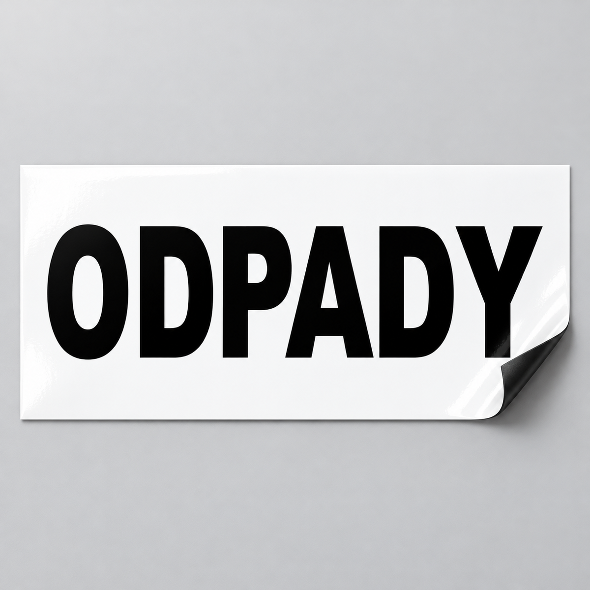 Magnes ODPADY na samochód ciężarowy