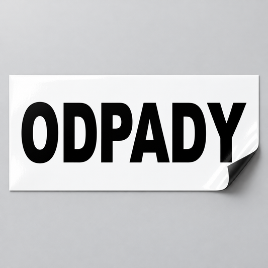 Magnes ODPADY na samochód ciężarowy