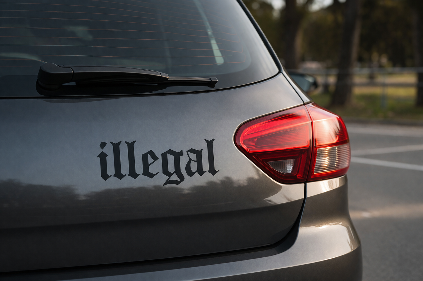 Naklejka ILLEGAL