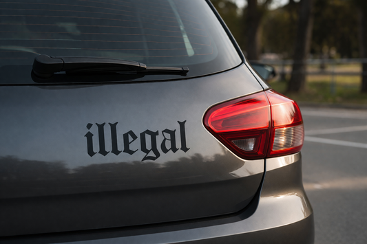 Naklejka ILLEGAL