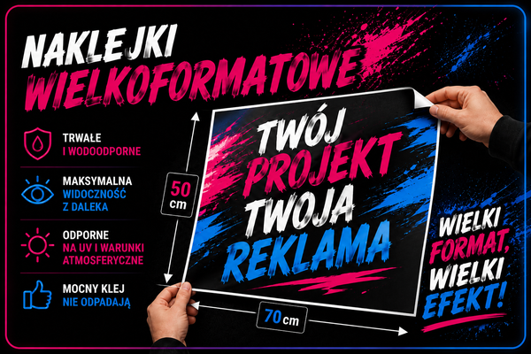 NAKLEJKI WIELKOFORMATOWE