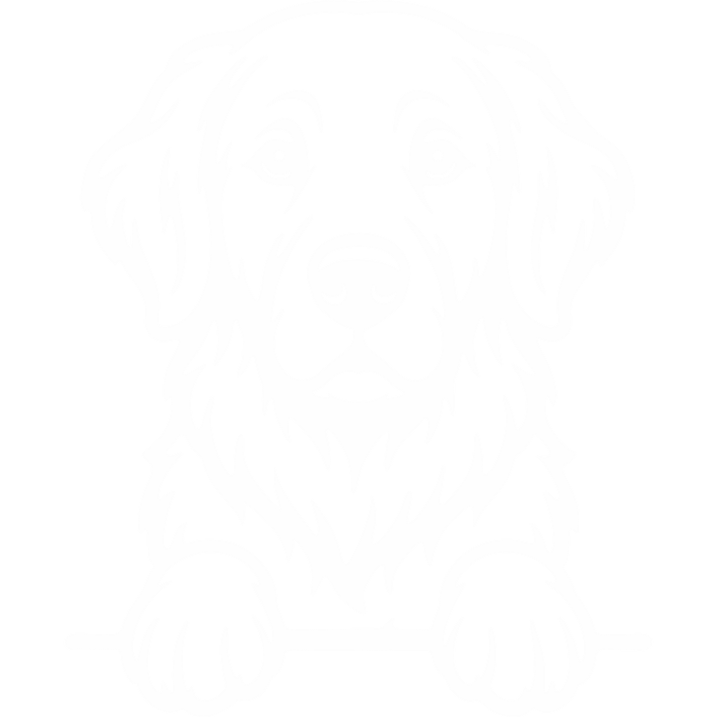 Naklejka Golden Retriever