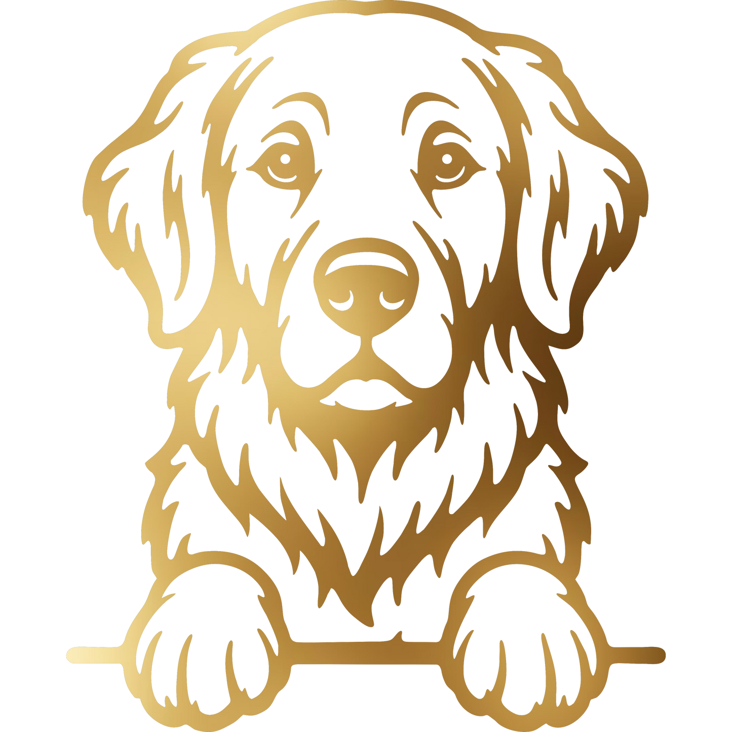 Naklejka Golden Retriever