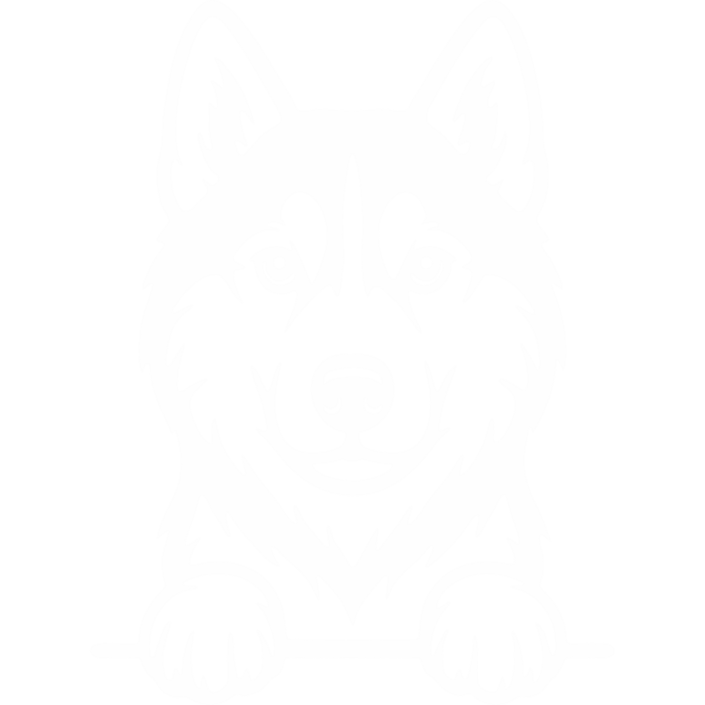 Naklejka Husky