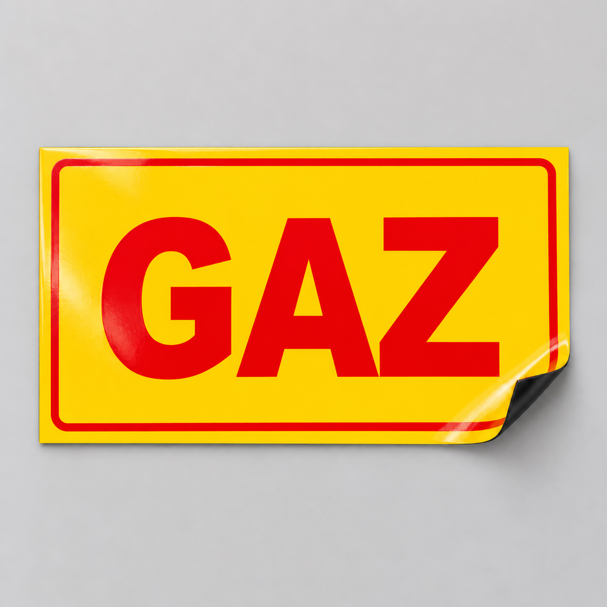 Magnes GAZ – na skrzynkę gazową i metalową obudowę