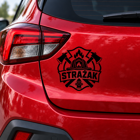 Naklejka Strażak – motyw strażacki