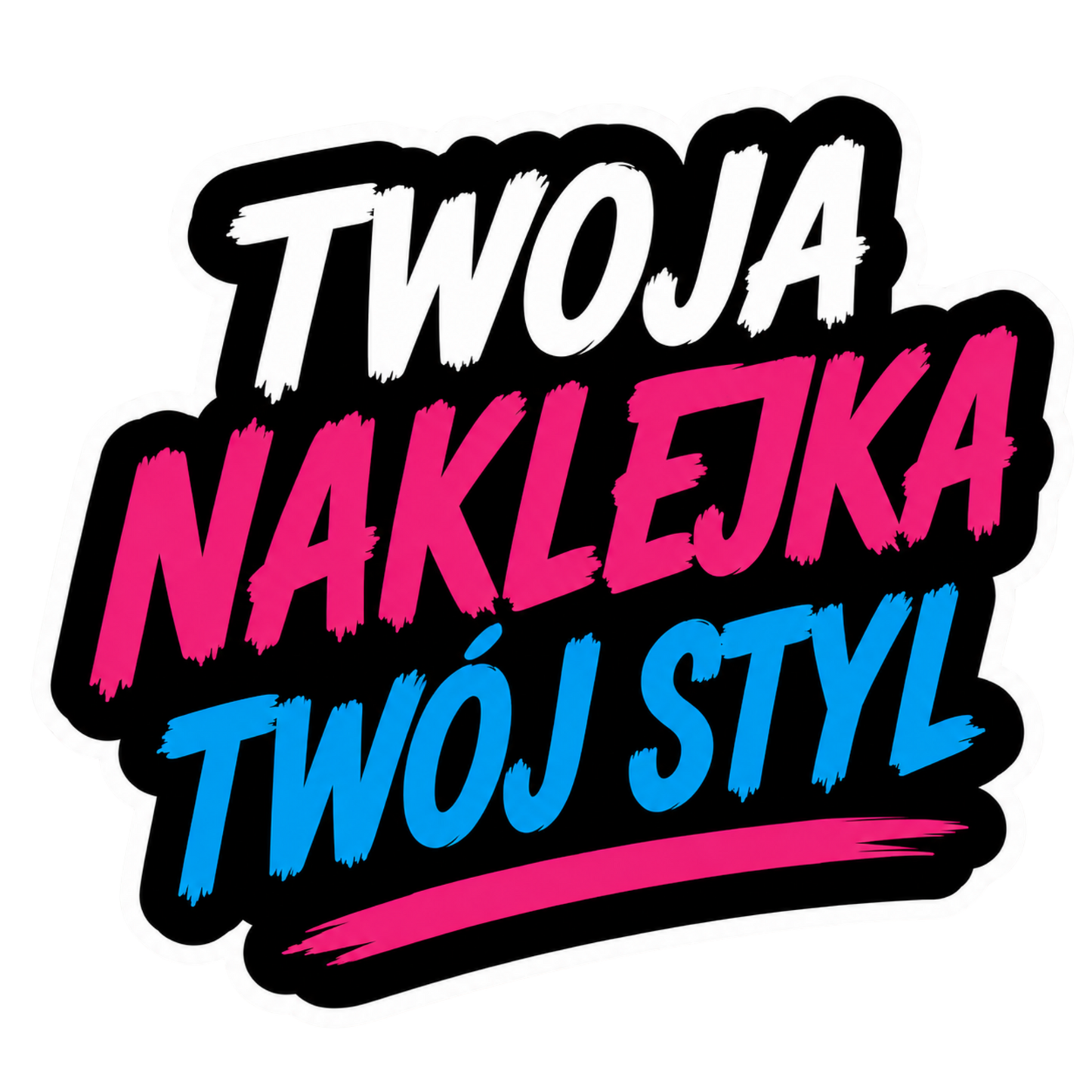 Naklejki reklamowe - własny projekt