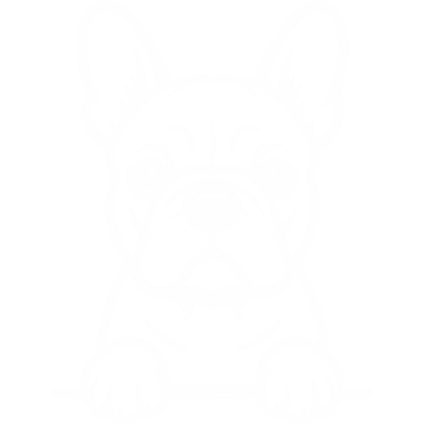 Naklejka Buldog