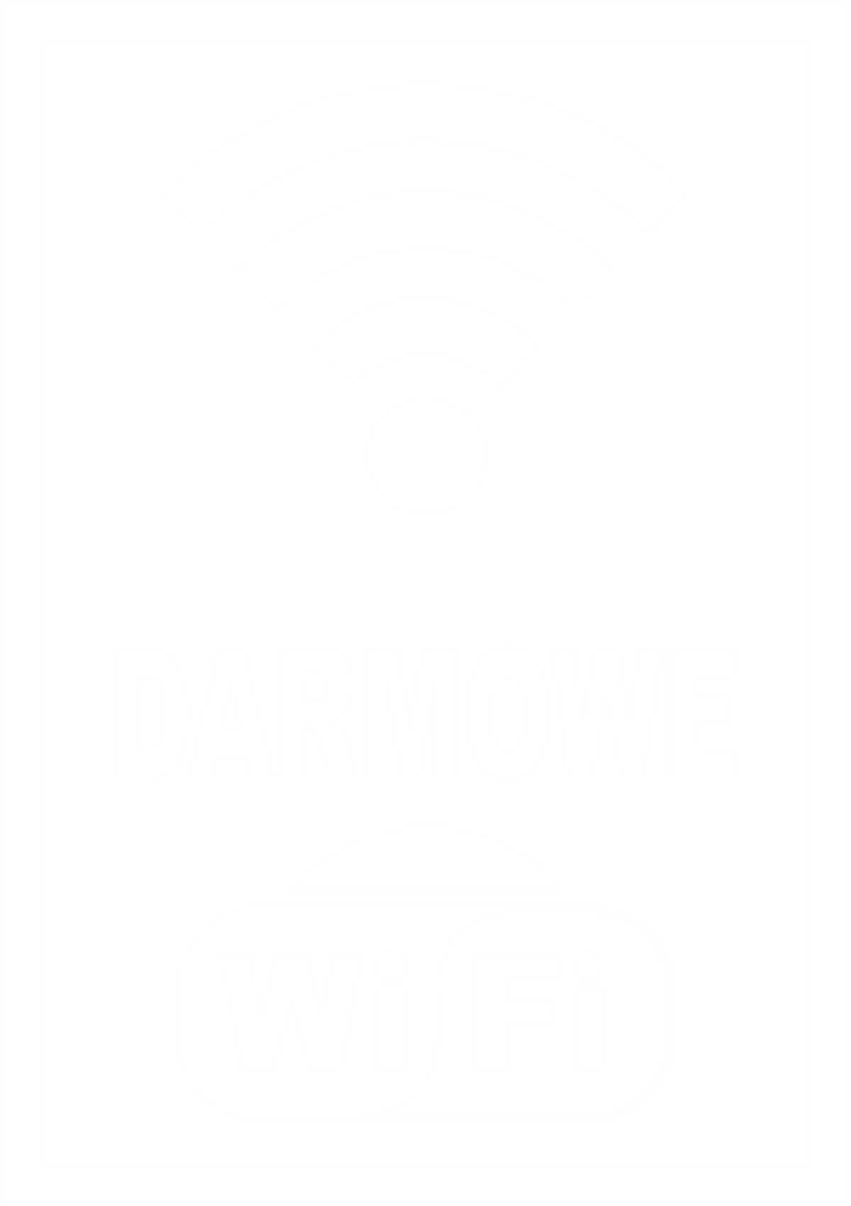 Naklejka Darmowe WiFi – oznaczenie dostępu do internetu