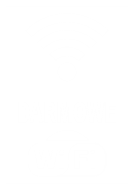 Naklejka Darmowe WiFi – oznaczenie dostępu do internetu