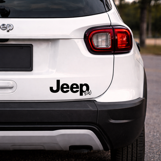Naklejka Jeep się
