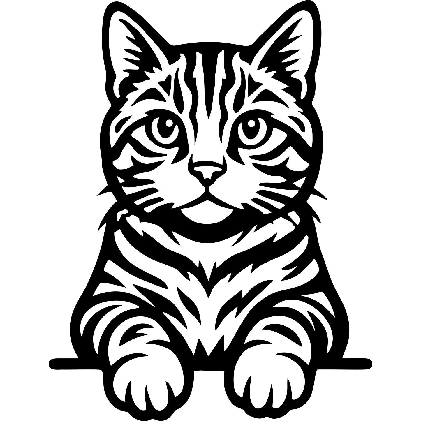 Naklejka Kot Bengalski