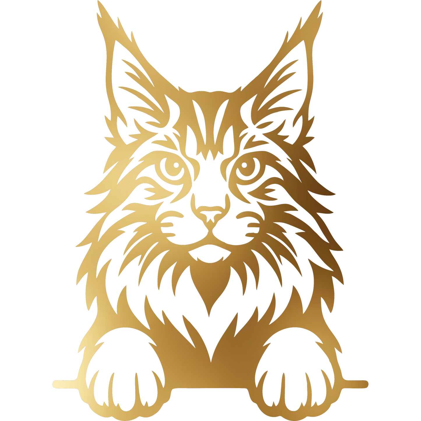 Naklejka Kot Maine Coon