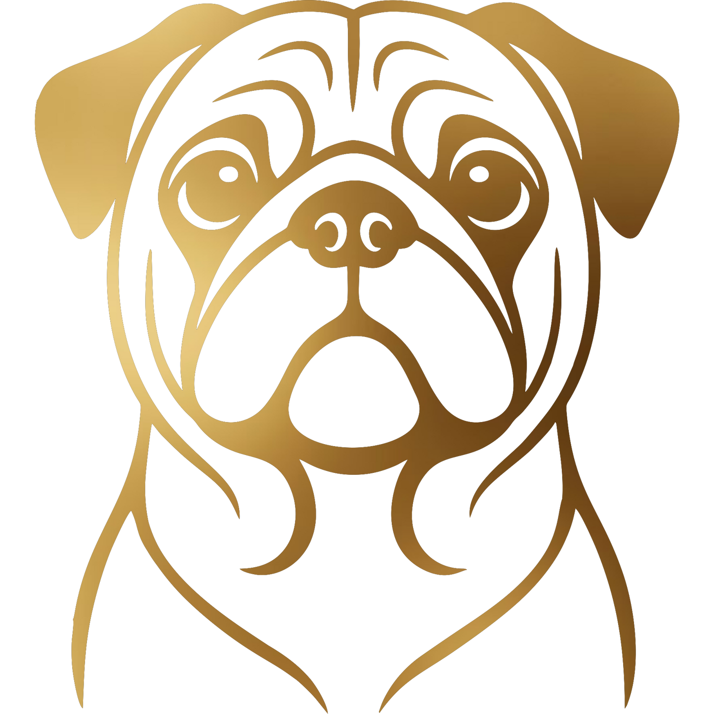 Naklejka Mops