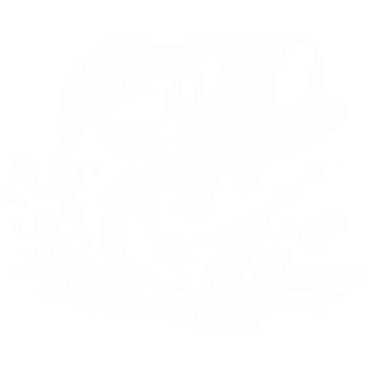 Naklejka wędkarska – Ryba w wyskoku