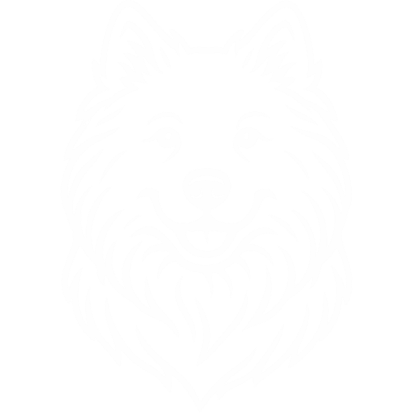 Naklejka Samoyed