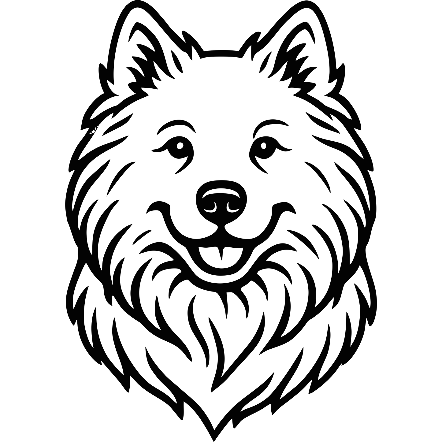 Naklejka Samoyed