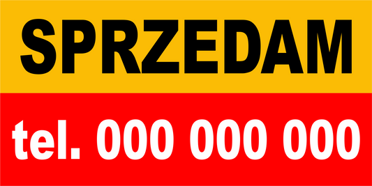 Magnes Sprzedam z numerem telefonu na samochód