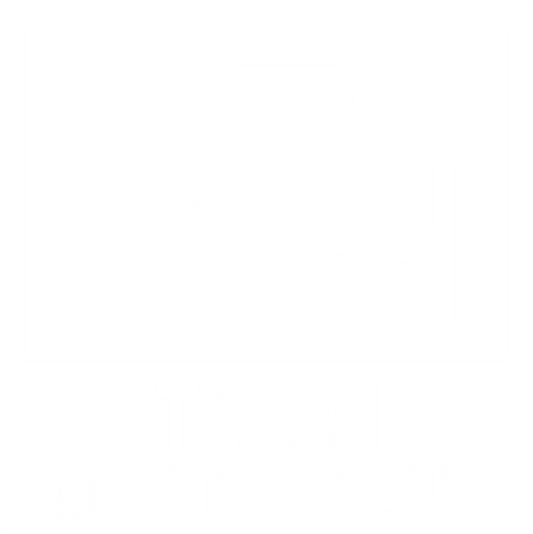 Naklejka Teren Monitorowany – monitoring CCTV