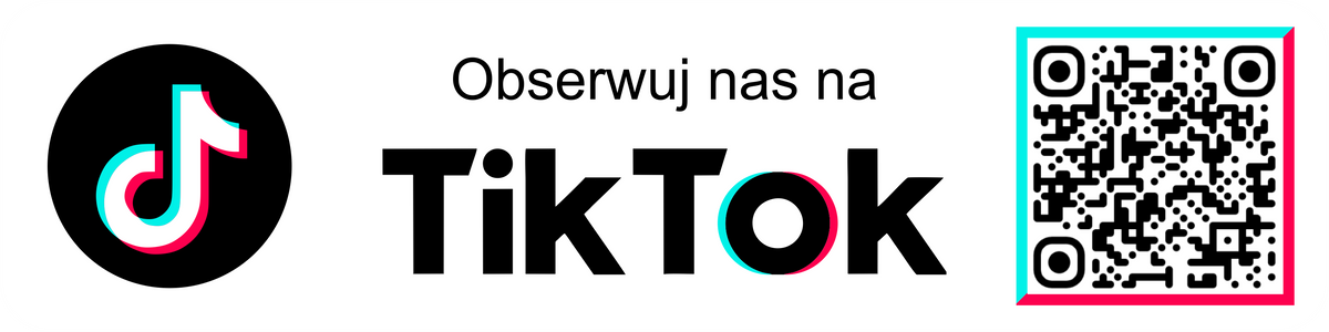 Personalizowana prostokątna naklejka z kodem QR do TikToka
