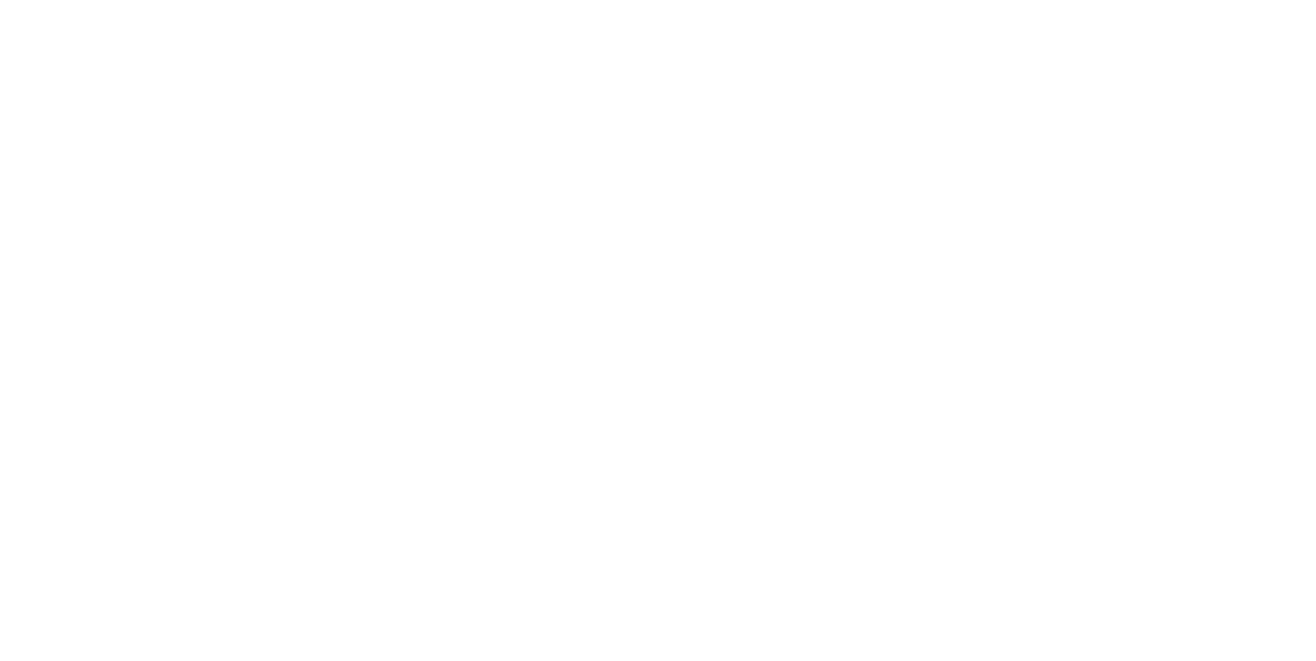 Naklejka Wejście Obok – strzałka w prawo