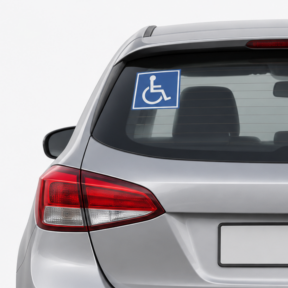 Naklejka Osoba z Niepełnosprawnością – symbol wózka