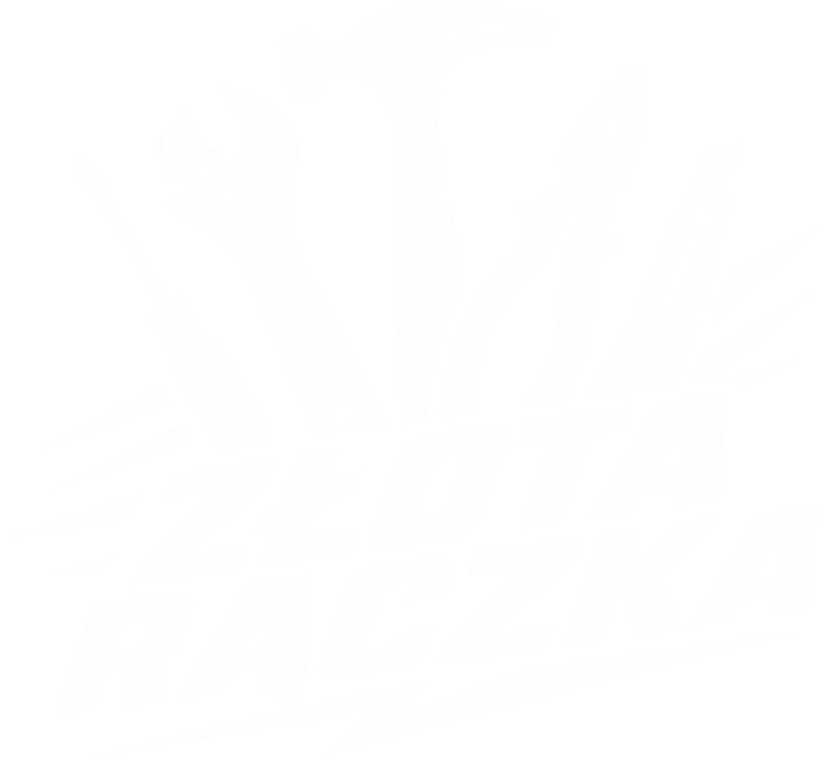 Naklejka Złota Rączka – narzędzia na auto i warsztat